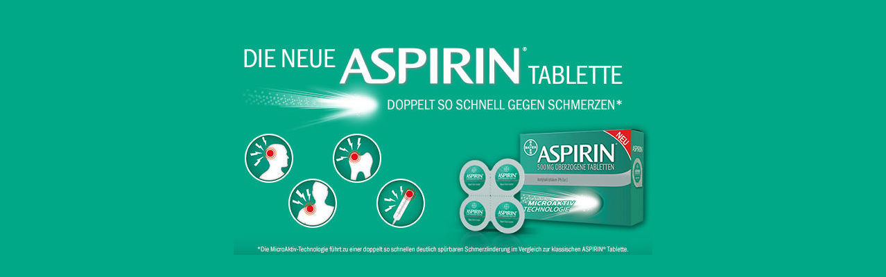ASPIRIN wirkt schnell und zuverlssig seit ber 100 Jahren