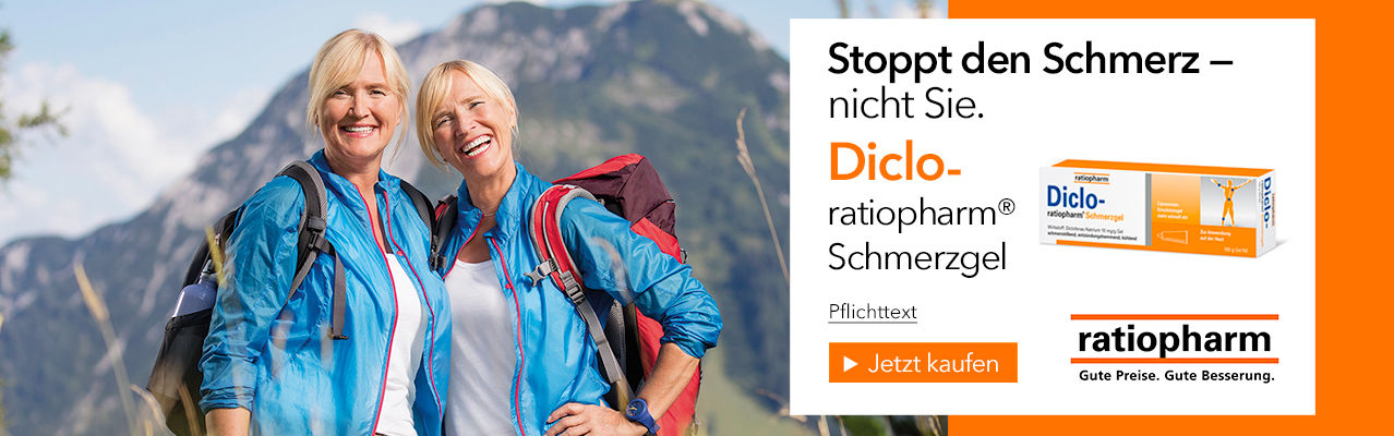 diclo ratiopharm - Stoppt den Schmerz - nicht Sie