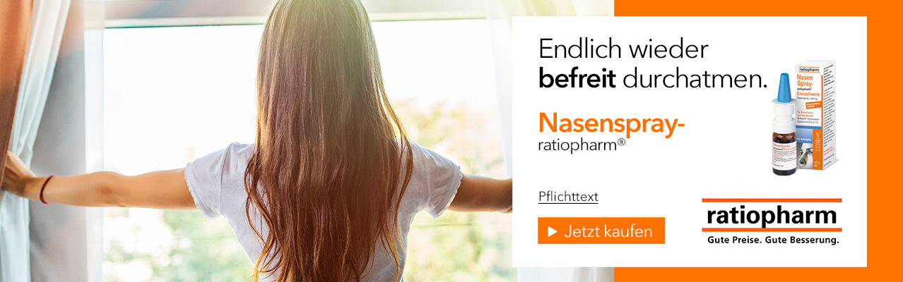 ratiopharm NasenSpray - Endlich wieder befreit durchatmen