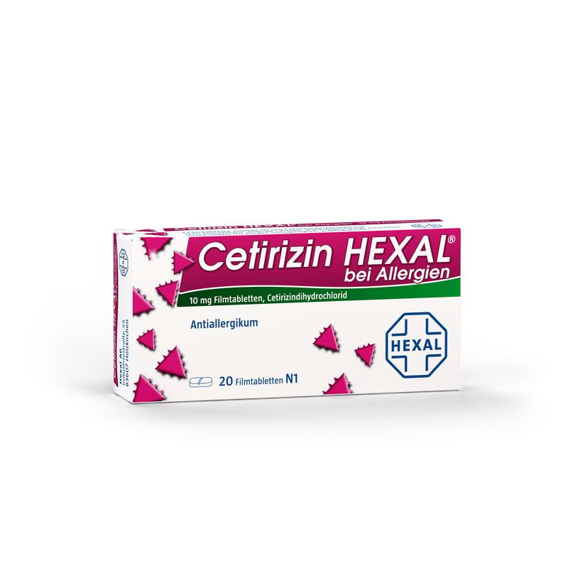 CETIRIZIN HEXAL Filmtabletten bei Allergien