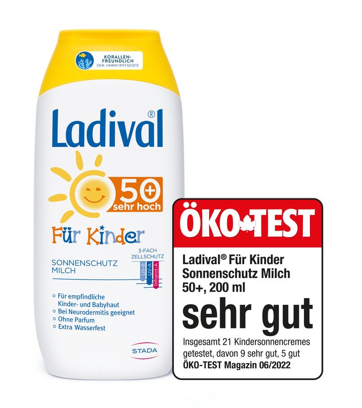 LADIVAL Kinder Sonnenmilch LSF 50+