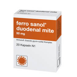 FERRO SANOL duodenal mite 50 mg magensaftr.Hartk.