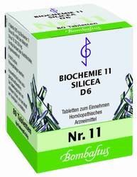 BIOCHEMIE 11 Silicea D 6 Tabletten