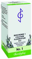 BIOCHEMIE 1 Calcium fluoratum D 3 Tabletten