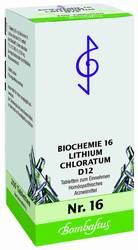BIOCHEMIE 16 Lithium chloratum D 12 Tabletten