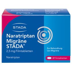 NARATRIPTAN Migrne STADA 2,5 mg Filmtabletten