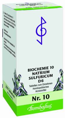 BIOCHEMIE 10 Natrium sulfuricum D 6 Tabletten