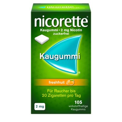 NICORETTE Kaugummi 2 mg freshfruit