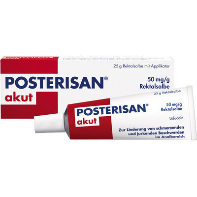 POSTERISAN akut 50 mg/g Rektalsalbe