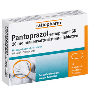 PANTOPRAZOL-ratiopharm SK 20 mg magensaftres.Tabl.